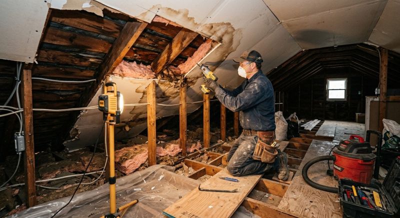 Attic Water Damage Repair in Denver County, CO